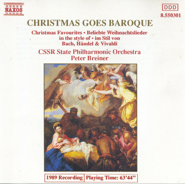CSSR State Philharmonic Orchestra*, Peter Breiner : Christmas Goes Baroque (CD)