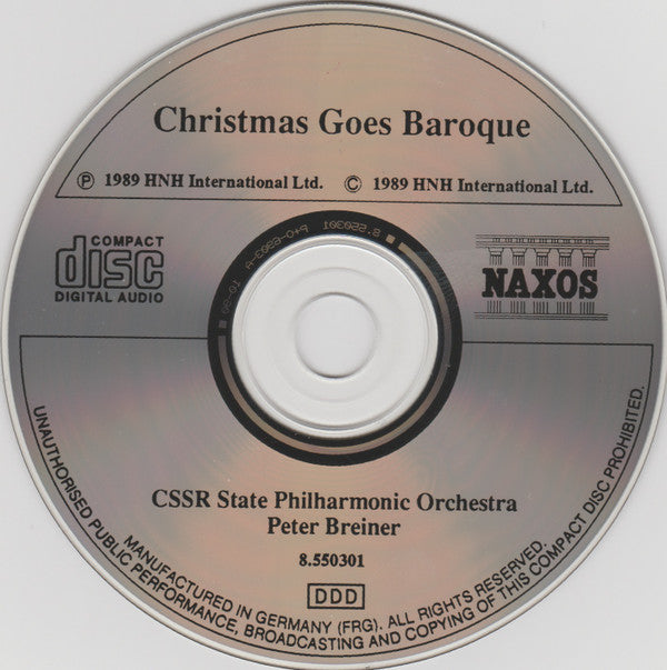 CSSR State Philharmonic Orchestra*, Peter Breiner : Christmas Goes Baroque (CD)