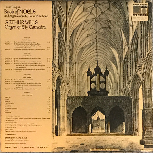 Louis Daquin*, Louis Marchand / Arthur Wills : Book Of Noëls And Organ Works (2xLP)