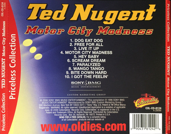 Ted Nugent : Motor City Madness (CD, Comp, RE)