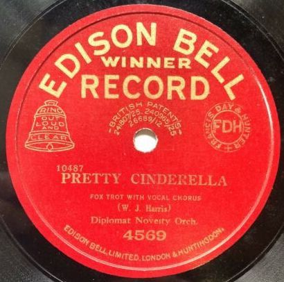 Regent Dance Orch.* : Pretty Cinderella / Black Bottom (Shellac, 10")