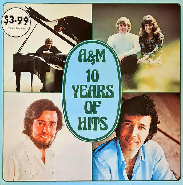 Various : A&M 10 Years Of Hits (LP, Comp)