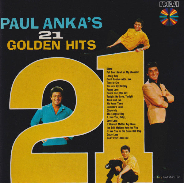 Paul Anka : Paul Anka's 21 Golden Hits (CD, Comp)