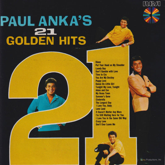 Paul Anka : Paul Anka's 21 Golden Hits (CD, Comp)