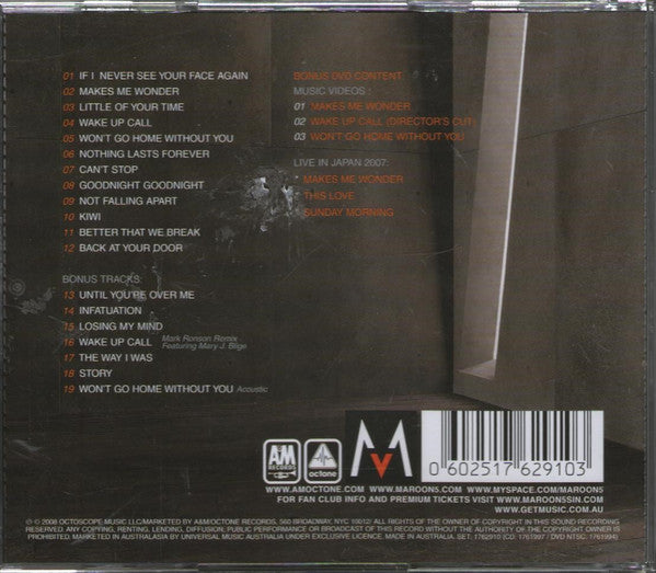 Maroon 5 : It Won't Be Soon Before Long (CD, Album + DVD-V, NTSC + Dlx, Ltd)