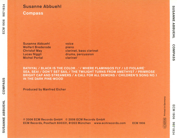 Susanne Abbuehl : Compass (CD, Album)