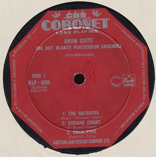 Art Blakey & The Jazz Messengers : Drum Suite (LP, Album, Mono)