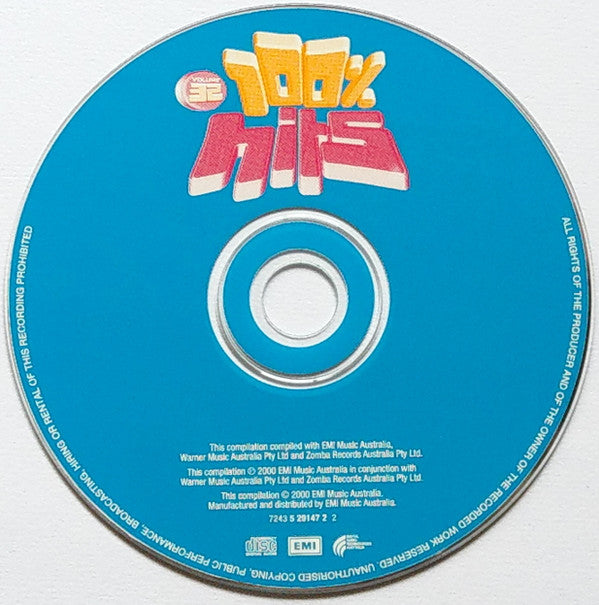 Various : 100% Hits Volume 32 (CD, Comp)