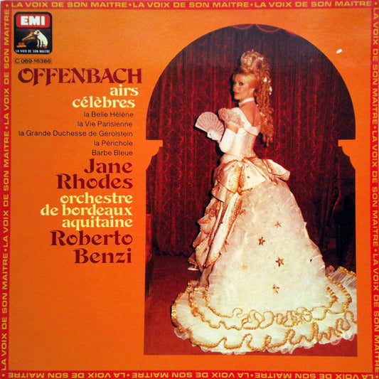 Jacques Offenbach, Jane Rhodes, Roberto Benzi, Orchestre National Bordeaux Aquitaine : Airs Célèbres (LP, Gat)