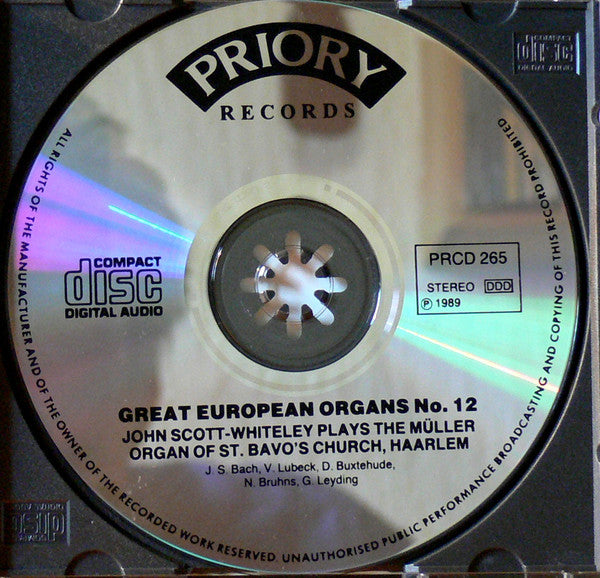 John Scott Whiteley : John Scott Whiteley Plays The Müller Organ Of St. Bavo's Church, Haarlem (CD, Album)