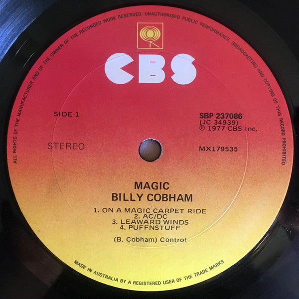 Billy Cobham : Magic (LP, Album, Gat)