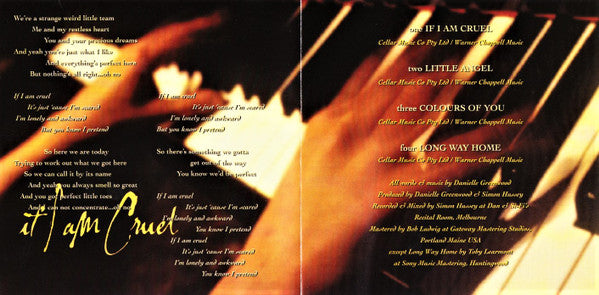 Dan Greenwood (3) : If I Am Cruel (CD, EP)