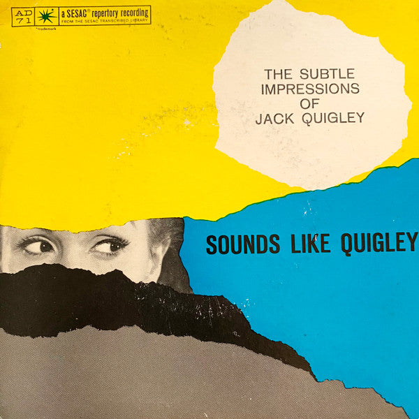 Jack Quigley : Sounds Like Quigley (7", EP, Mono, Promo)