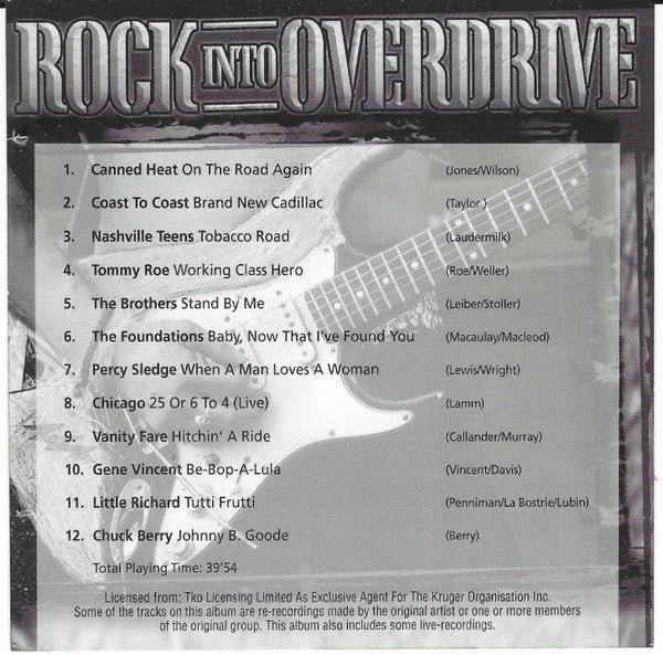 Various : Rock Into Overdrive (CD, Comp)