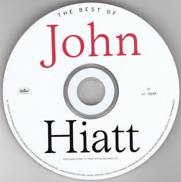 John Hiatt : The Best Of John Hiatt (CD, Comp)