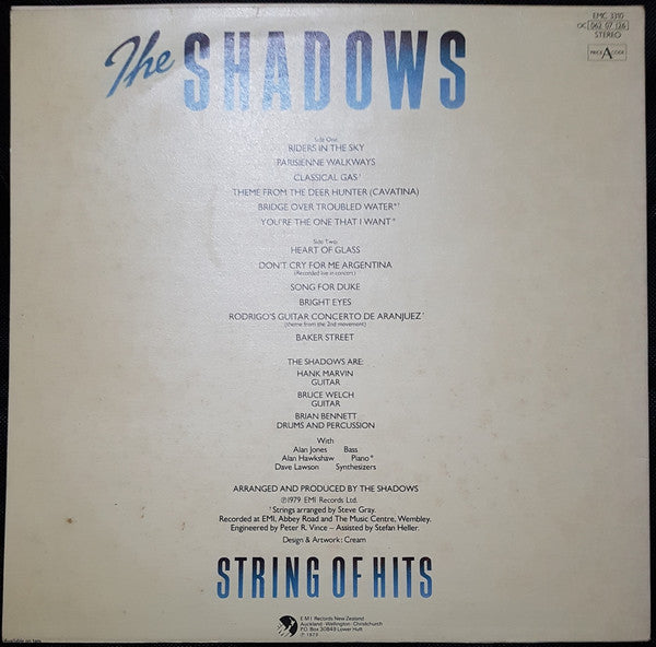 The Shadows : String Of Hits (LP, Album)