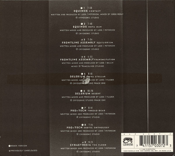 Front Line Assembly, Bill Leeb, Friends And Company* : Cryogenic Studios (CD, Comp)
