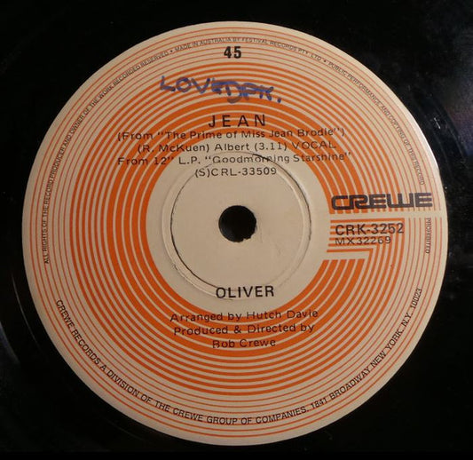 Oliver (6) : Jean (7", Single)