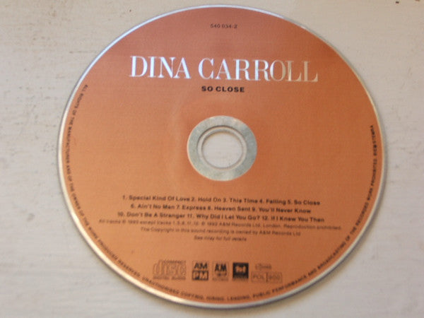Dina Carroll : So Close (CD, Album)