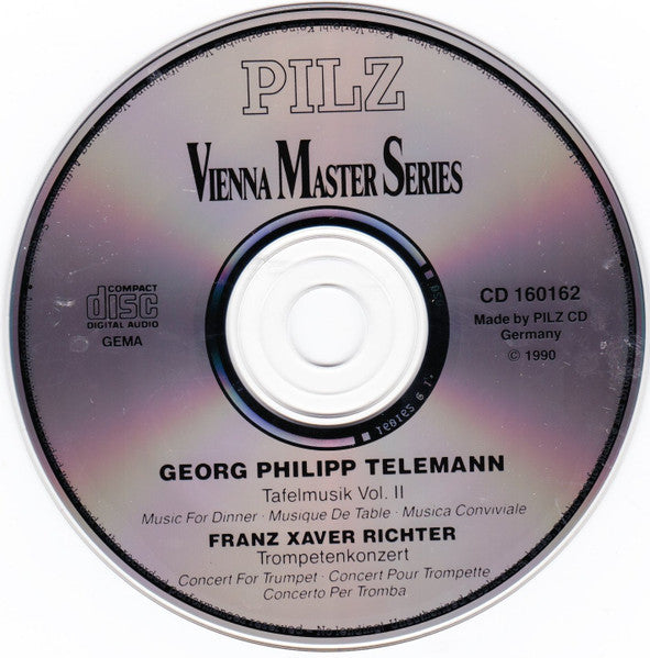 Telemann* : Dinner Music Vol.1 & 2 (2xCD, Comp)