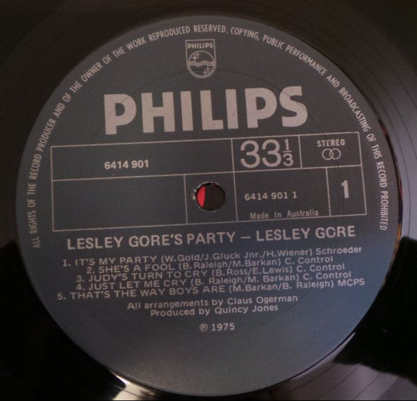 Lesley Gore : Lesley Gore's Party (LP, Comp)