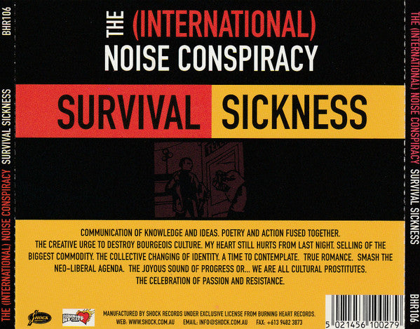 The (International) Noise Conspiracy* : Survival Sickness (CD, Album)