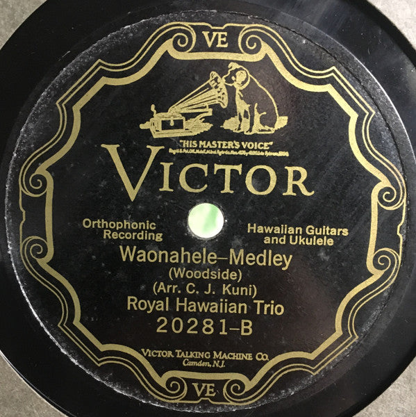 Royal Hawaiian Trio : Kaala - Medley / Waonahele - Medley (Shellac, 10")