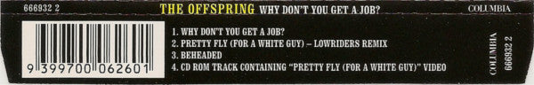 The Offspring : Why Don't You Get A Job? (CD, Single, Enh)