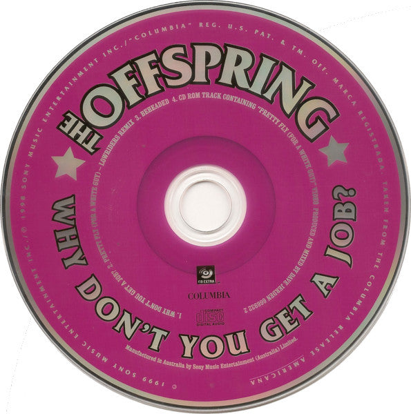 The Offspring : Why Don't You Get A Job? (CD, Single, Enh)