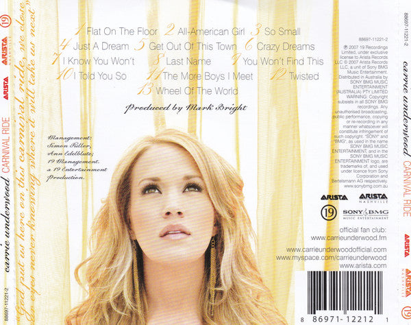 Carrie Underwood : Carnival Ride (CD, Album)