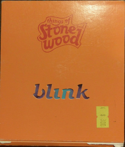 Things Of Stone & Wood : Blink (CD, Single)