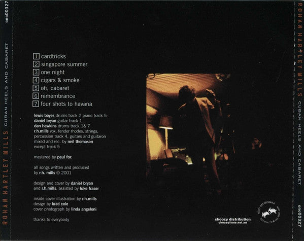 Rohan Hartley Mills : Cuban Heels And Cabaret (CD, EP)