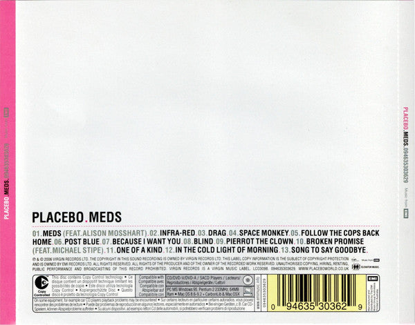 Placebo : Meds (CD, Album, Copy Prot.)