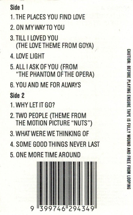 Barbra Streisand : Till I Loved You (Cass, Album)