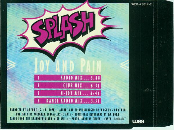 Splash (3) : Joy And Pain (CD, Maxi)