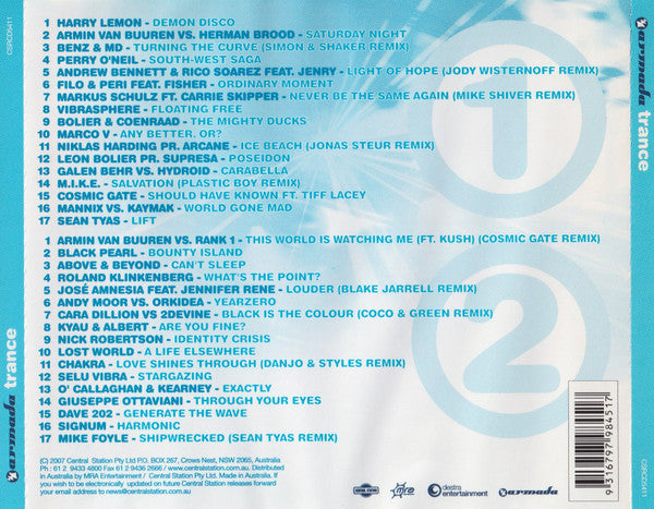 Various : Armada Trance (2xCD, Mixed)