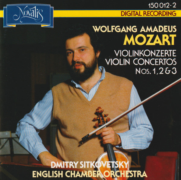 Wolfgang Amadeus Mozart, Dmitry Sitkovetsky, English Chamber Orchestra : Violin Concertos Nos.1, 2 & 3 (CD, Album)