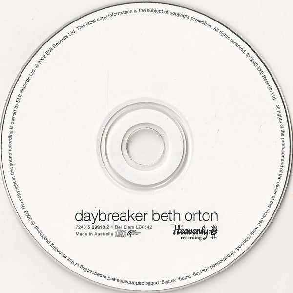 Beth Orton : Daybreaker (CD, Album)