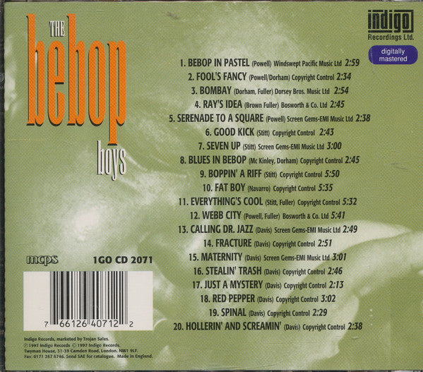 Fats Navarro, Sonny Stitt, Bud Powell : The Bebop Boys (CD, Comp)