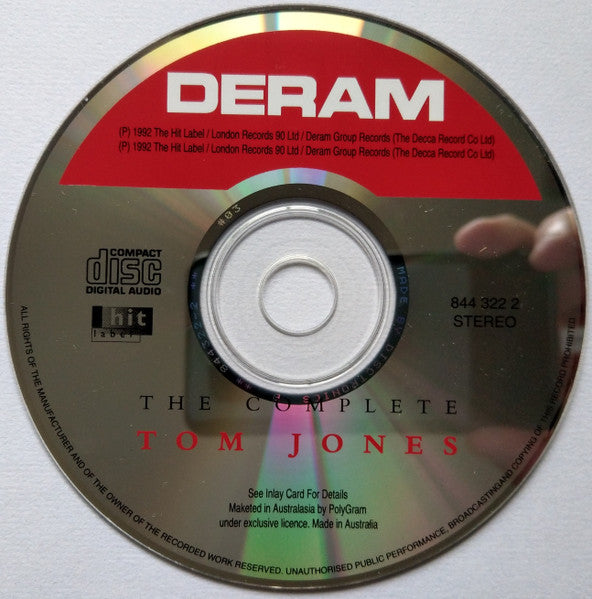 Tom Jones : The Complete Tom Jones (CD, Comp)