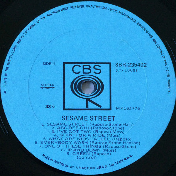 Sesame Street : The Sesame Street Book & Record (LP, Album)