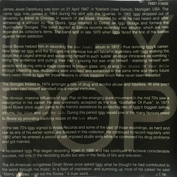 Iggy Pop : Pop Music (CD, Comp)