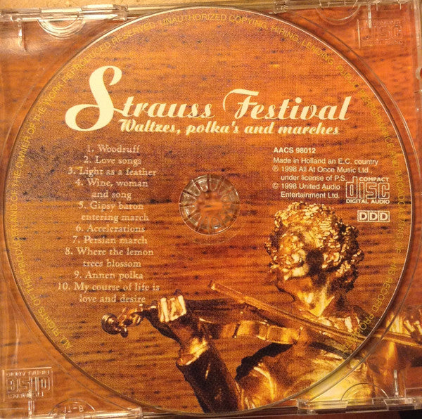 Johann Strauss Jr., Josef Strauss*, Wiener Volksopernorchester : Strauss Festival - Waltzes, Polka's and Marches (CD, Comp)