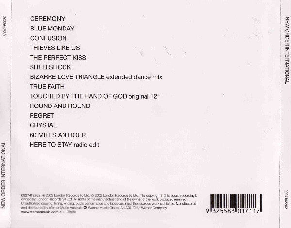 New Order : International (CD, Comp)