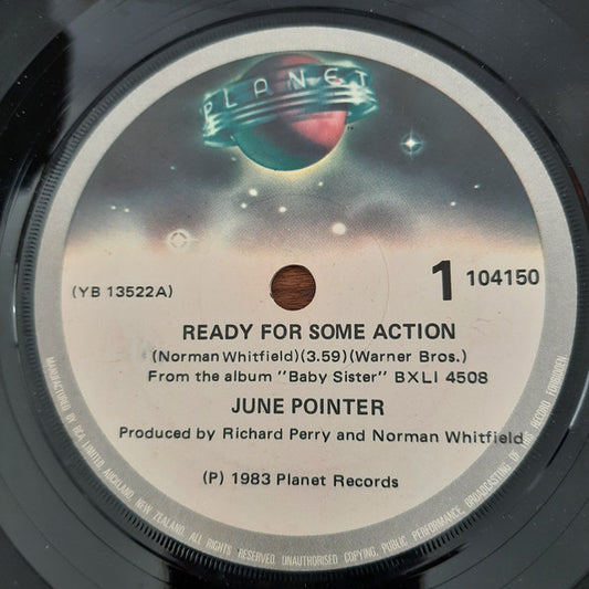 June Pointer : Ready For Some Action (7", Single)