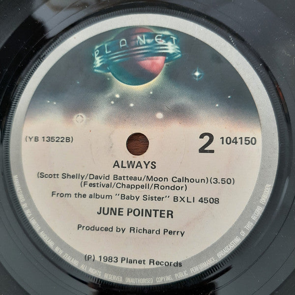 June Pointer : Ready For Some Action (7", Single)