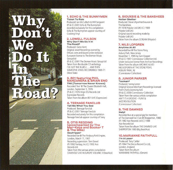 Various : Why Don't We Do It In The Road? (24 Amazing Covers Of Classic Beatles Songs) (CD, Comp)