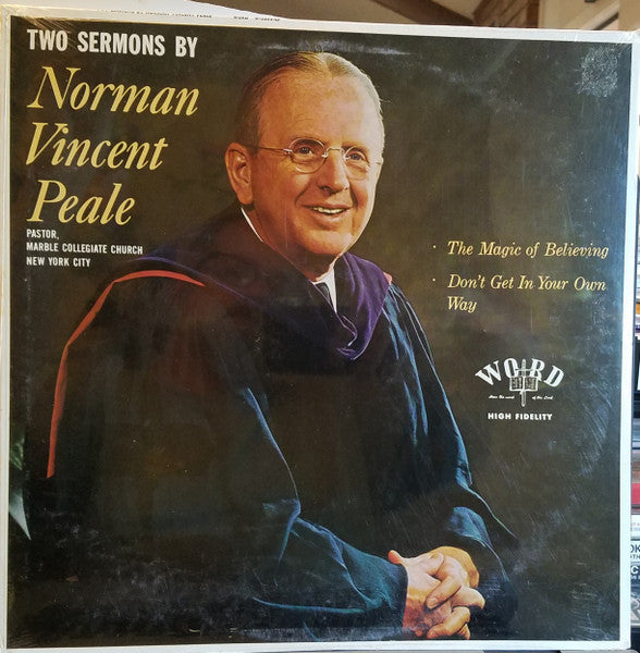 Norman Vincent Peale* : Two Sermons By Norman Vincent Peale (LP, Album)