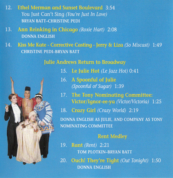Gerard Alessandrini : Forbidden Broadway Strikes Back (CD, Album)