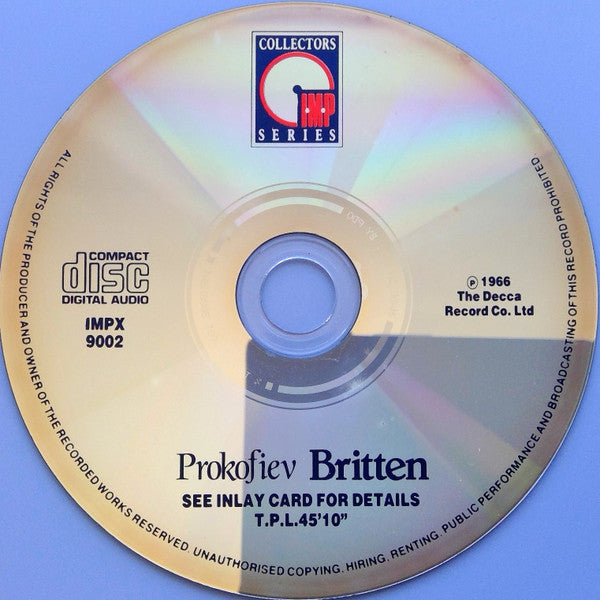 Sergei Prokofiev, Benjamin Britten - Antal Dorati, Sean Connery, Royal Philharmonic Orchestra : Peter And The Wolf / The Young Person's Guide To The Orchestra (CD, RE, RM)